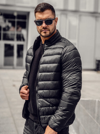 Chaqueta acolchada de entretiempo para hombre