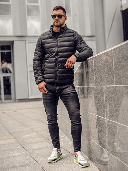 Chaqueta acolchada de entretiempo para hombre