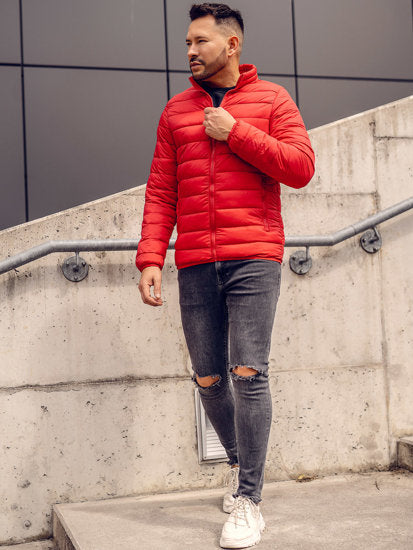 Chaqueta acolchada de entretiempo para hombre