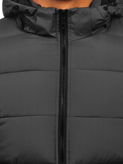 Chaqueta De Hombre Moda - Gris