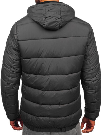 Chaqueta De Hombre Moda - Gris