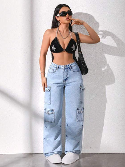 Pantalones vaqueros strettwear mujer