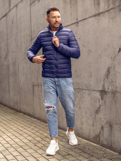 Chaqueta acolchada de entretiempo para hombre