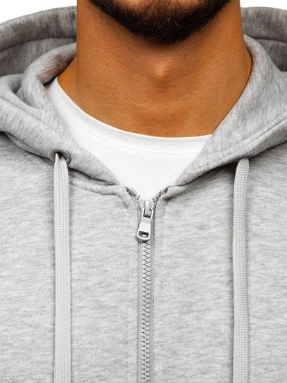 Sudadera Con Capucha Hombre - Gris