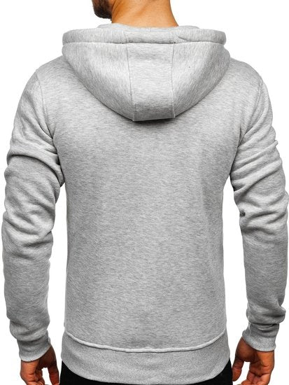 Sudadera Con Capucha Hombre - Gris